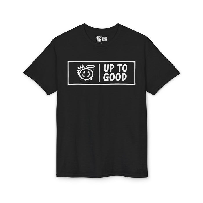 Up To Good Graphic T-Shirt — Positive Smiley Tee