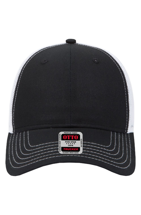 6 Panel Mesh Back Trucker Hat Do good be kind take no shit